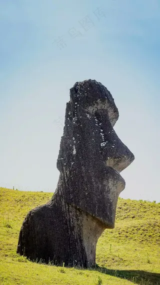 人脸石头高清摄影图片