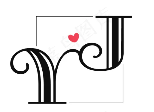 YJ字母设计免抠图头像logopsd模版下载