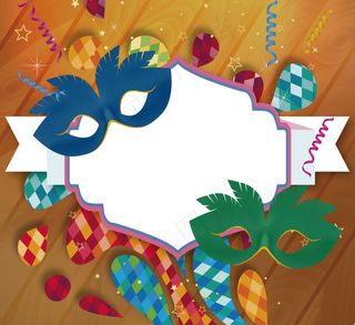 面具对话框设计素材