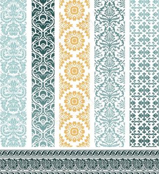 欧式花纹背景图片