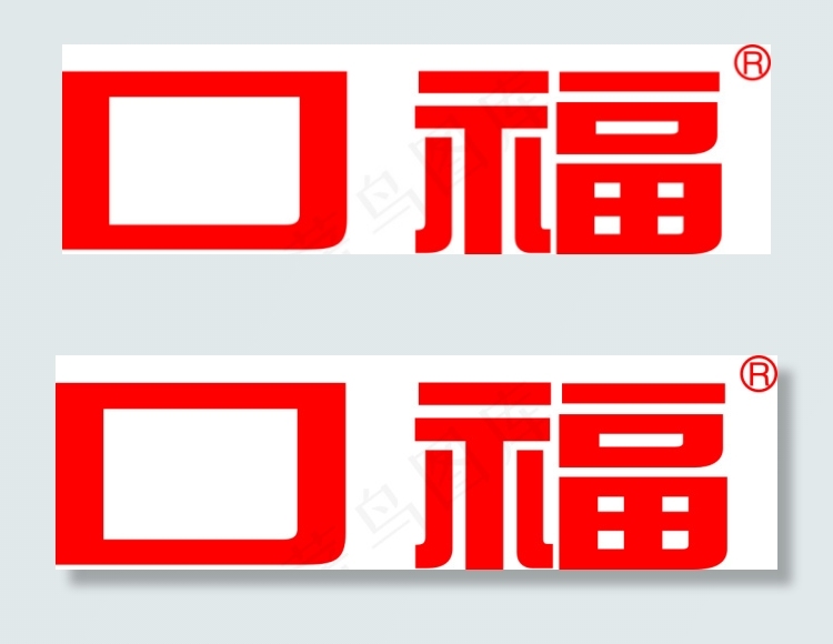 口福牌食用油LOGOcdr矢量模版下载