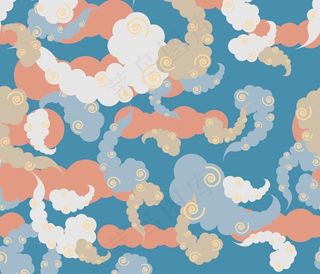 时尚云纹花纹底纹图片