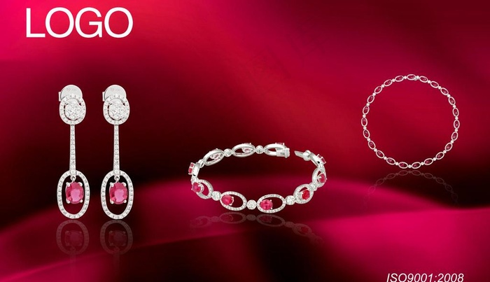 珠宝海报喷画图片