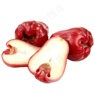 水果莲雾手拿莲雾吃莲雾png素材