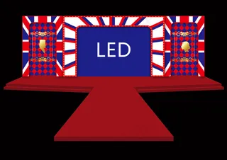 婚礼主舞台效果图