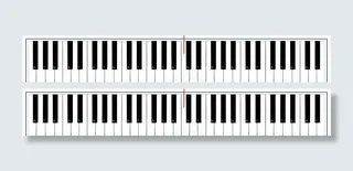 钢琴模拟键盘图片