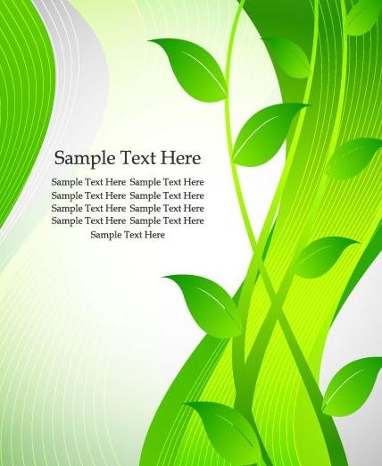 春天背景矢量素材图片