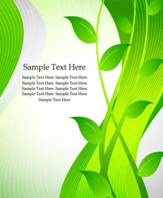 春天背景矢量素材图片