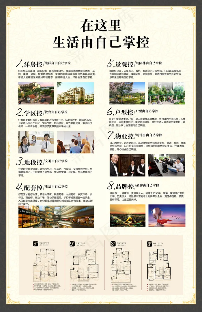 房地产宣传单素材(4370X6732(DPI:300))psd模版下载