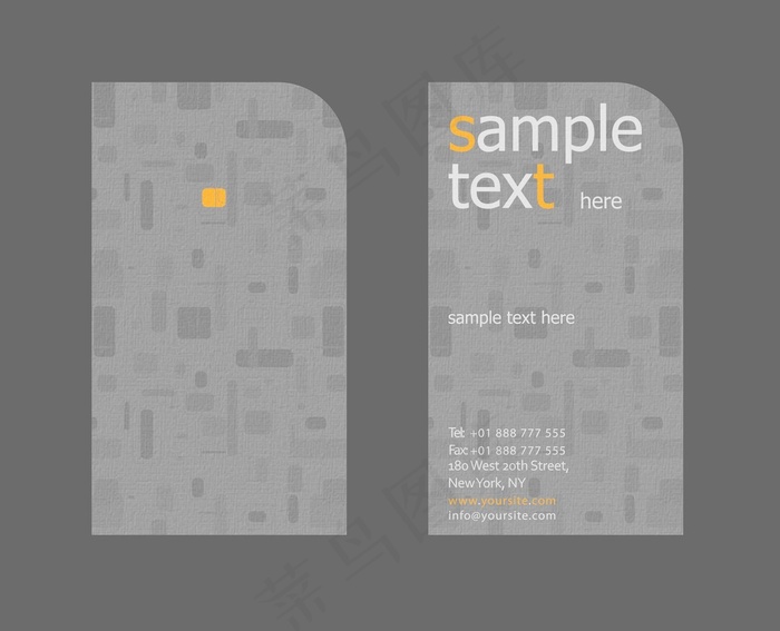 矢量抽象的名片