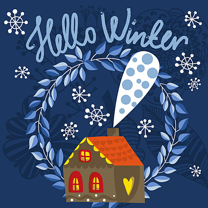 时尚手绘 花环图片