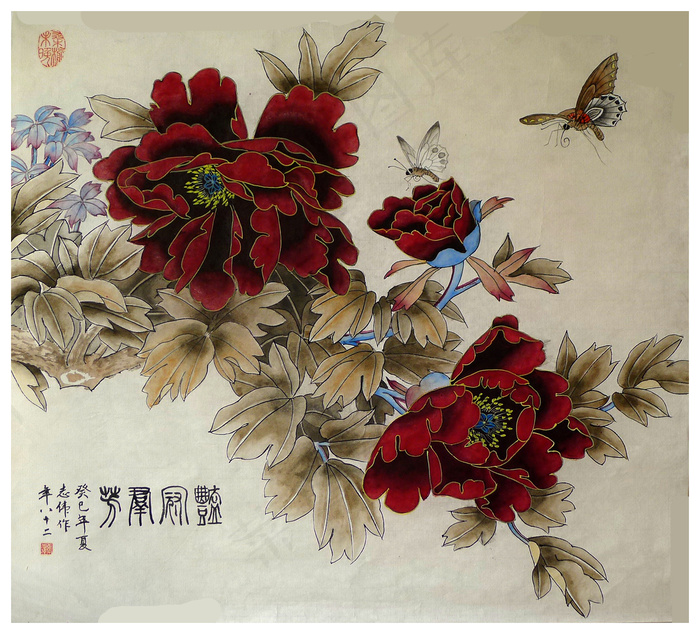 艳冠群芳图片