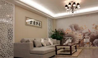 中式客厅装修设计效果图