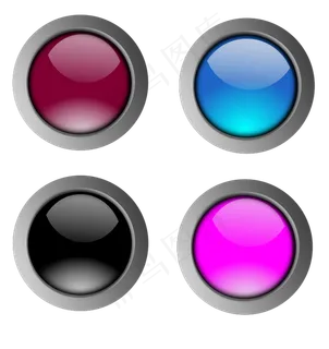 圆形光滑的按钮 圆形光滑的按钮