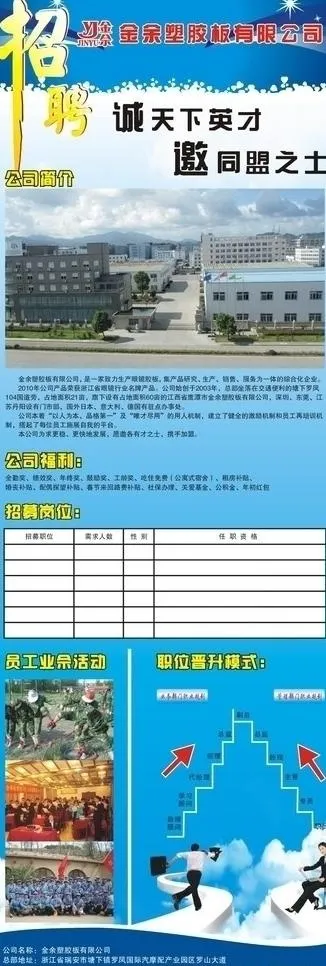 机械公司招聘x展架图片cdr矢量模版下载