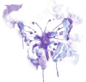 水彩蝴蝶图片