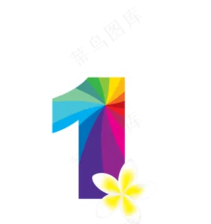 卡通可爱立体创意数字字母PNG素材