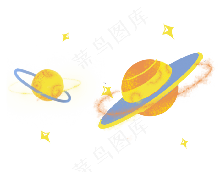 卡通炫酷手绘宇宙星球星星组合P卡通炫酷手绘宇宙星球星星组合Ppsd模版下载