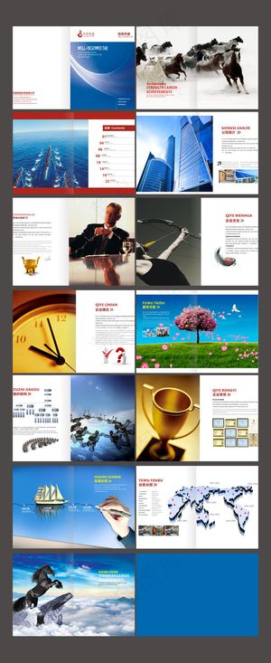 企业画册招商画册手册宣传册设计模板