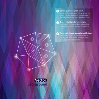 为你的文字复古三角背景的地方几何形...