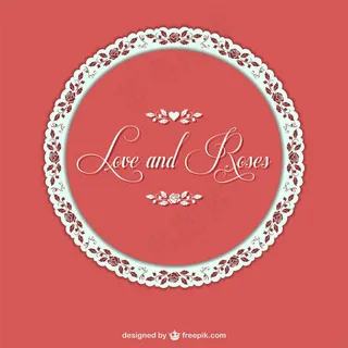 爱情和玫瑰婚礼的邀请