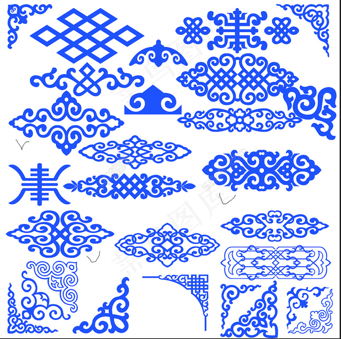 蒙古花纹