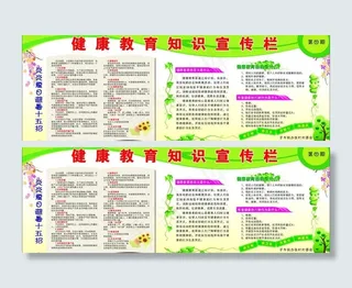 健康教育知识宣传栏图片