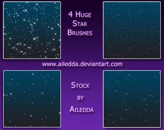 高清晰PS星光笔刷（1）