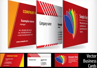 自制精美创意名片立体展示效果