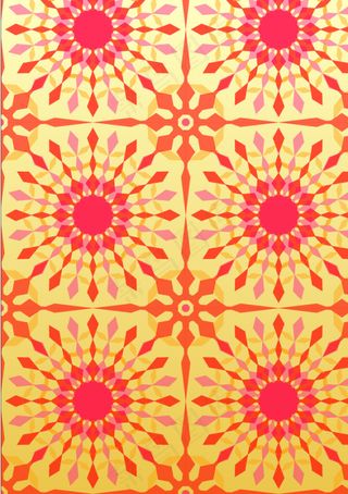 抽象画线花纹花