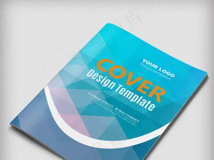 蓝色科技时尚企业产品手册封面设计