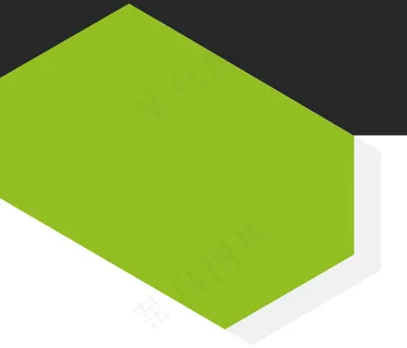 绿色宽屏斜角个性css3