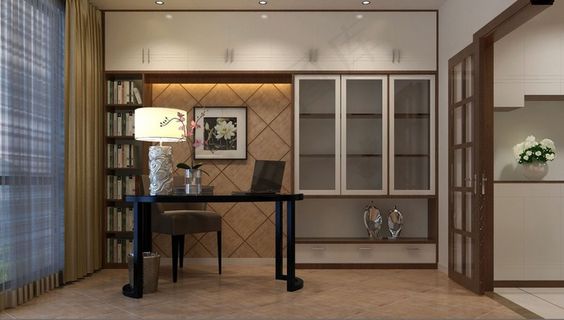 书房装修设计效果图