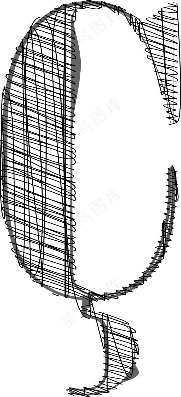 手绘字体矢量插画eps,ai矢量模版下载