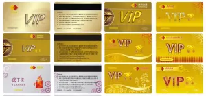 VIP金卡和会员卡矢量素材
