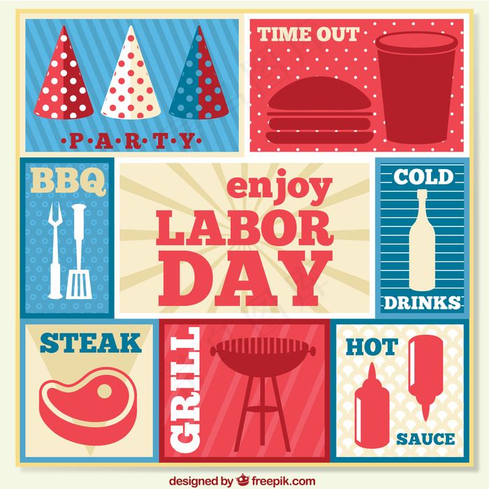 有趣的劳动节卡片