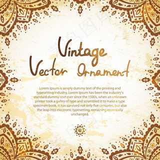 欧式花边矢量素材