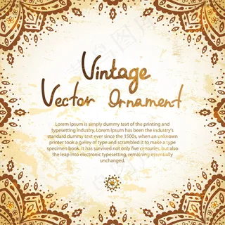欧式花边矢量素材
