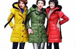 羽绒服模特图片