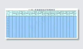 年度国民经济发展情况