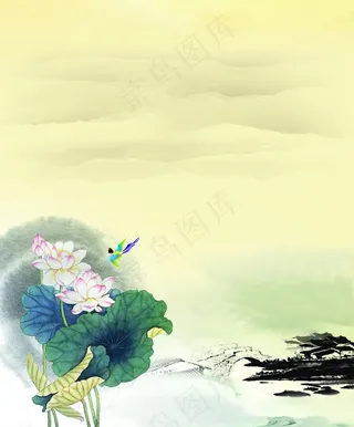 中国风海报背景图片