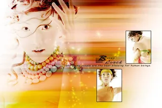 {花仙子之梦}跨页写真模板