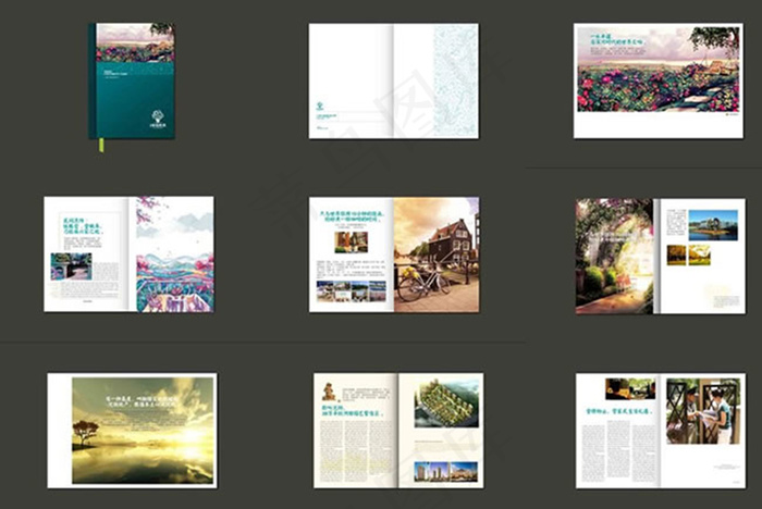 房地产画册设计psd素材下载 宣传...