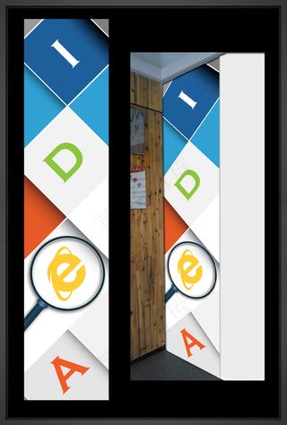 创业孵化基地张贴海报展板墙贴海报立...