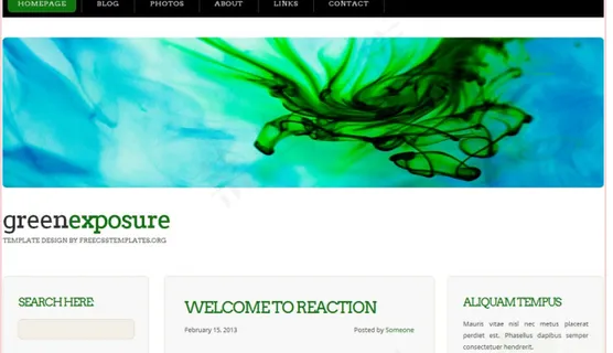 绿区无辐射日志网页模板 绿区无辐射日志网页模板