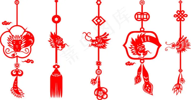 中国结eps,ai矢量模版下载