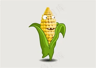 可爱的玉米小人flash动画