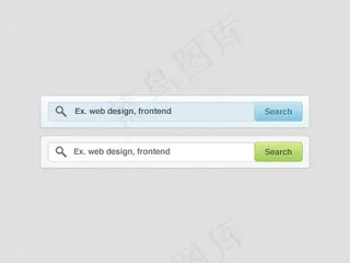 搜索框PSD素材