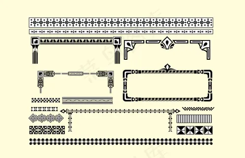 矢量边框 素材