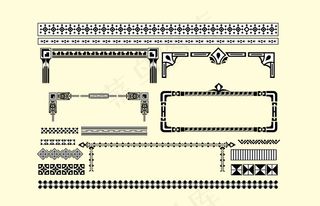 矢量边框 素材